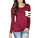 Fedi Apparel Women Girl Long Sleeve Jogging T-Shirt Fitted Blouse Tee Top