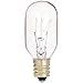 KOR (Pack of 6) 15T7/C - 15W Clear Incandescent Salt Lamp & Appliance Bulb - T7 Light Bulb - with Candelabra E12 Base - 15T7