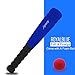 Aoneky Min Foam Baseball Bat and Ball for Toddler - Indoor Soft Super Safe T Ball Bat Toys Set for Kids Age 1 Years Old, Best Gift for Children, 11.8 inch (Blue)