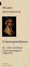 Correspondance de Marie-Antoinette