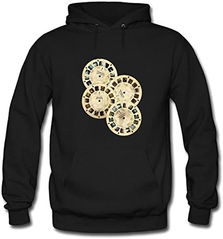 HUENS Reel View Mens Hoodie Fleece Sweartshirt Size XXXL Black