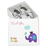 TRAVEL BUS,Baby Infant Toddler Girls Shoes(Silver)