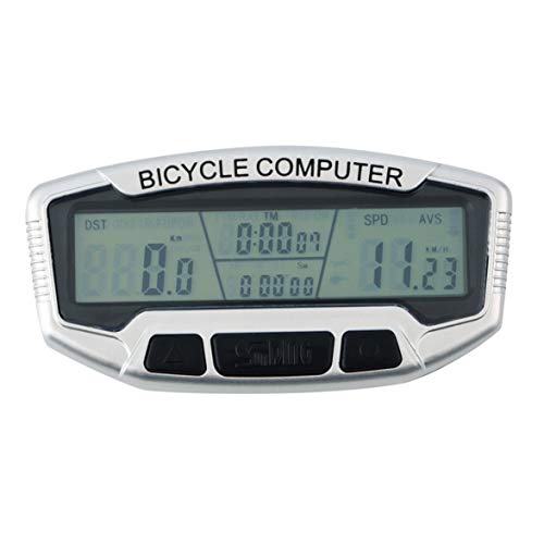 MqbY ABS Wired LCD Display Bicycle Bike Cycling Computer Odometer Speedometer Stopwatch Velometer SD-558A