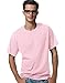 Hanes ComfortBlend & EcoSmart & Crewneck Men's T-Shirt, Pale Pink, Size - XL