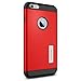 Spigen Slim Armor iPhone 6 Plus Case with Kickstand and Air Cushion Technology and Hybrid Drop Protection for iPhone 6S Plus/iPhone 6 Plus - Electric Red