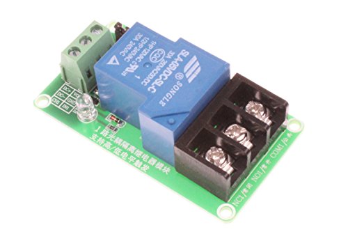 image for NOYITO 30A 1-Channel Relay Module High Low Level Trigger With Optocoup