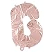Ella Celebration Non-Floating Bride Letter Balloons, 13 Inch Rose Gold Balloon Letters, Bridal Shower or Bachelorette Party Decorations (Rose Gold)