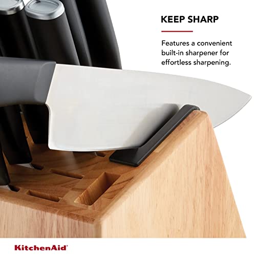 KitchenAid Classic 15 Piece Knife Block Set with Built in Knife