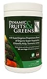 NutriDyn Fruits & Greens Chocolate Peppermint Flavor *Certified Organic* w/ Acai, Gogi, Mangosteen, Noni & Pomegranate Super Fruits 314 Grams (Chocolate Peppermint)