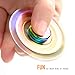 GlueMii Fidget Spinner Phone Stress Reducer Figit Toy for Kids and Adults,Finger Spinner Focus Toys for Anxiety,Autism,Boredom,Rainbow Color