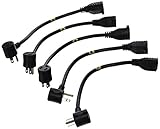 Ziotek ZT1212518 Power Strip Liberator Plus with Pass Through, 5-Pack