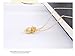Zittop Gold Plated 3D Cute Pineapple Fruit Pendant Charm Necklace