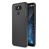 LG G6 Case, Maxboost mSnap Thin Cases [Perfect Fit] [Black] EXTREME Smooth Surface with Anti-Slip Matte Coating for Excellent Grip Hard Protective PC Covers For LG G6 2017