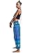 Harem Pants Unisex Tribal Chakra Jumpsuit Harem Pants for Men & Women in Blue