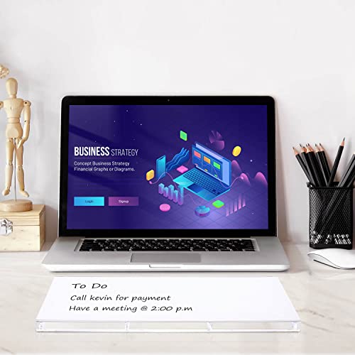 Small Acrylic Desktop DryErase Whiteboard Computer Keyboard Stand