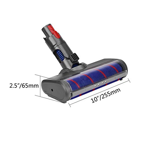 FUNTECK Soft Roller Cleaner Head for Dyson Cordless Stick Vacuum Cleaner V7 V8 V10 V11 Models
