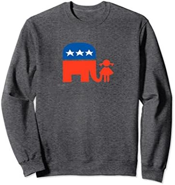 Unisex Ann Telnaes: GOP Needs to Change Its Logo Sweatshirt 2XL Dark Heather