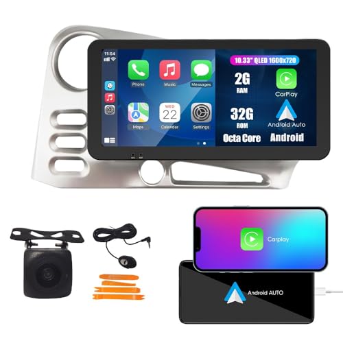 CarPlay Android Auto Navigation Stereo GPS Radio Reverse Camera Display 10.33