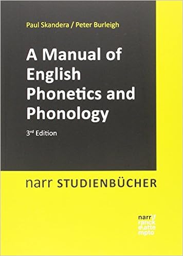 A Manual Of English Phonetics And Phonology Twelve Lessons - 