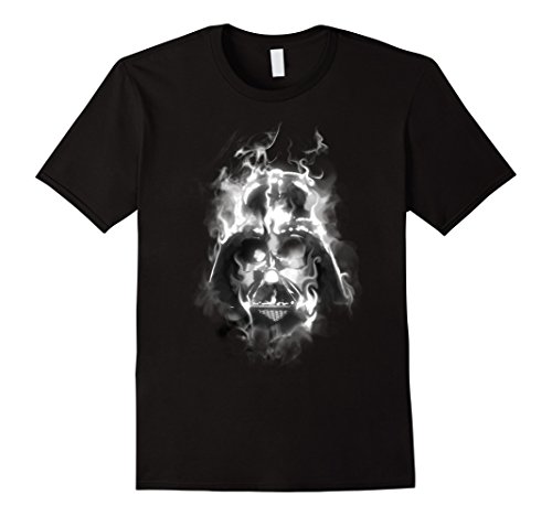 Men's Star Wars Darth Vader Smoke Graphic T-Shirt Large Black