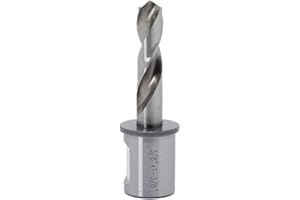 OSCARBIDE 3/8" x1-3/8 Annular Cutter,3/4 inch Weldon Shank,3/8 inch Cutting Diameter,1-3/8 inch Depth of Cut,2 Flat Mag Drill Bit for Magnetic Drill Press,1 Piece