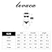 levaca Women's Long Sleeve Button Lapel Neck Sides Slit Casual Slim Blouse Tops
