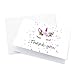 Magical Pink Unicorn Thank You Cards - 50 Blank Notes & Envelopes, Perfect for Kids' Parties & Special Occasions - KodyCreations