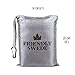 The Friendly Swede Sleeping Bag Liner Ultralight - Thin Travel Sheets for Hotel w Full Length Zipper; Silky Feel Camping Sheets & Adult Sleep Sack for Backpacking; Travel Sleeping Bag - Grey (Zipper)