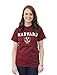 Harvard University Women's Collegiate Crest T-Shirt, Small, Crimson