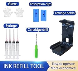 MecentInkjet Ink Refill Tools Compatible with Hp