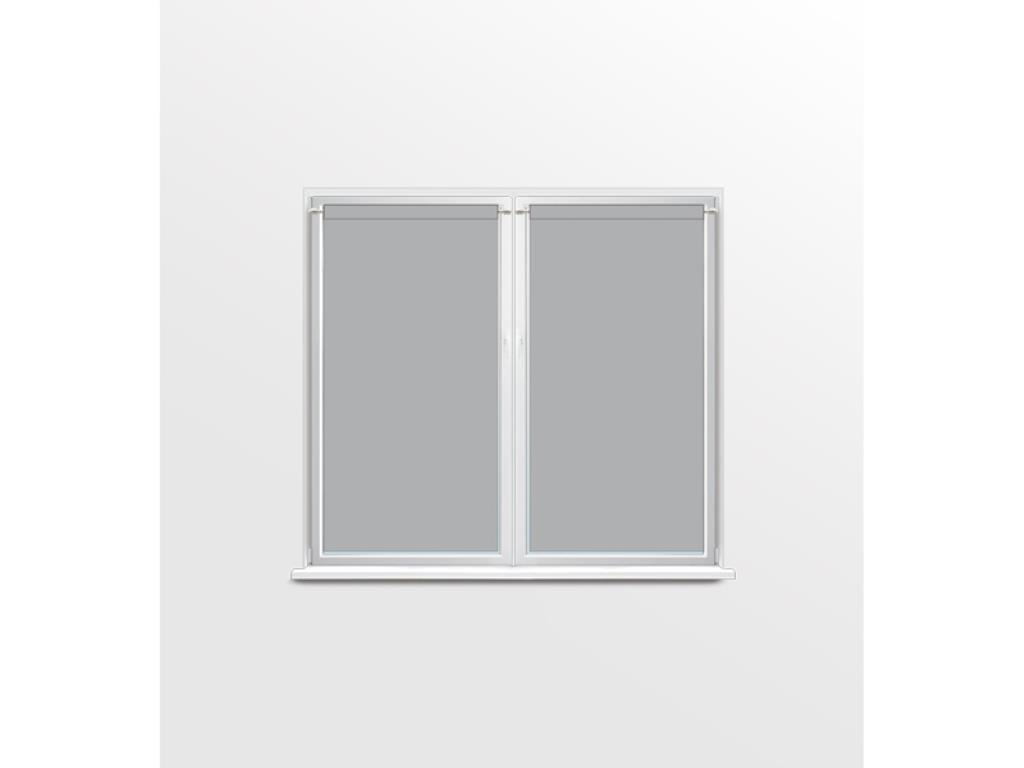 DOLLY pair of brise-bise curtains 70 x 120 cm, grey — image 1