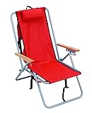 Rio Brands Wear Ever Backpack Chair, Red