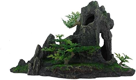 MOUNTAIN ROCK CLIFF w CAVES &amp; PLANTS FS011MB