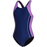 beautyin Girls Swimsuit One Piece Swimwear Athletic Competition Bathing Suit 7-16Y
