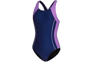 beautyin Girls Swimsuit One Piece Swimwear Athletic Competition Bathing Suit 7-16Y