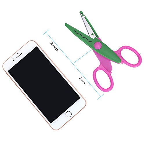 6 Paper Craft Edger Scissors-LANGSHOP 2018 Best Kids Pattern Scissor Kits