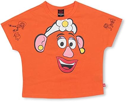 Amazon Co Jp Babydoll ベビードール 親子お揃い ディズニー Bigフェイスドルマンtシャツ 4150k L 1 130 ミセス ポテトヘッド 服 ファッション小物