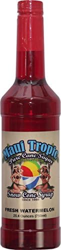 Fresh Watermelon Snow Cone Syrup - Made with Pure Cane Sugar