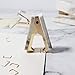 MultiBey Marble Mini Staple Removers Gold Steel Jaws Office Stationery Desk Accessories Gift (Gold, 1pc)