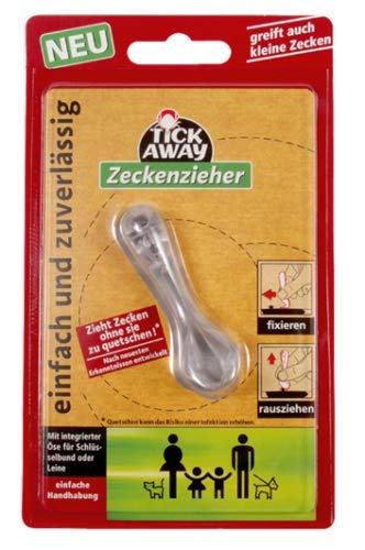 TickAway Tick remover tick tweezers tick remover without squeezing.