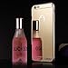 [GW USA] Luxury Mirror Phone Case Compatible for iPhone 8 Plus Mirror Case, iPhone 7 Plus Mirror case, Back Shock-Absorption TPU Bumper Anti-Scratch Bright Reflection Protective Case - Gold