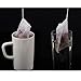 BBTO 200 Piece Tea Filter Bags Disposable Empty Teabags Drawstring Tea Infuser Bag for Loose Leaf Herbs Teas with Tea Clip and Teaspoon