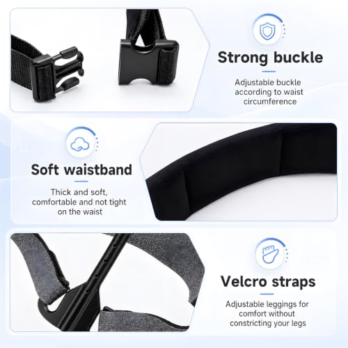 Dispositif de Marche exosquelette, Déambulateur de rééducation à vitesse réglable en continu, Exosquelettes Réglables pour Jambe, Destinées Aux Adultes et Aux Personnes âgées