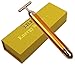Waterproof Pulse Beauty Bar 24K Golden T Shape Firming Facial Roller Massager Skin Care Roller Body Firming Massager (24k golden beauty bar)