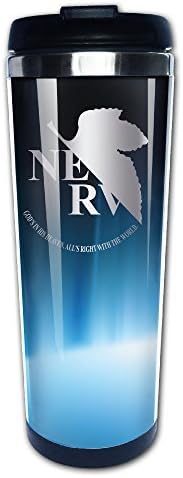 CHAPPY MUGS Neon Genesis Evangelion Nerv Platinum Logo Coffee Cup by CHAPPY MUGS