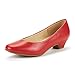DREAM PAIRS Women's Mila Low Chunky Heel Pump Shoes