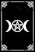 Triple Moon Notebook: Pagan goddess symbol gift journal to connect with your divine feminine. 6 x 9 by 