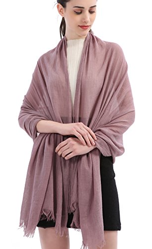 Premium Women Extreme Soft Scarf Wrap Shawl For Any Season, Super Size, Rich Color Choice ( Mauve )
