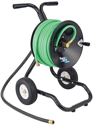 Amazon Com Rapid Reel Gh164 Ct B Black Large Capacity Cart Hose Reel Garden Hose Reels Garden Outdoor