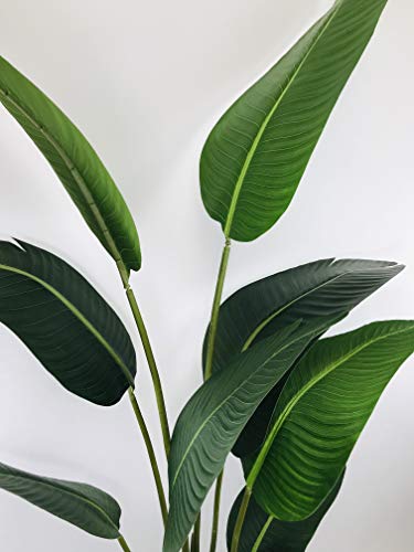 One 5' Artificial Silk Bird of Paradise Palm Banana Tree Potted Indoor Outdoor